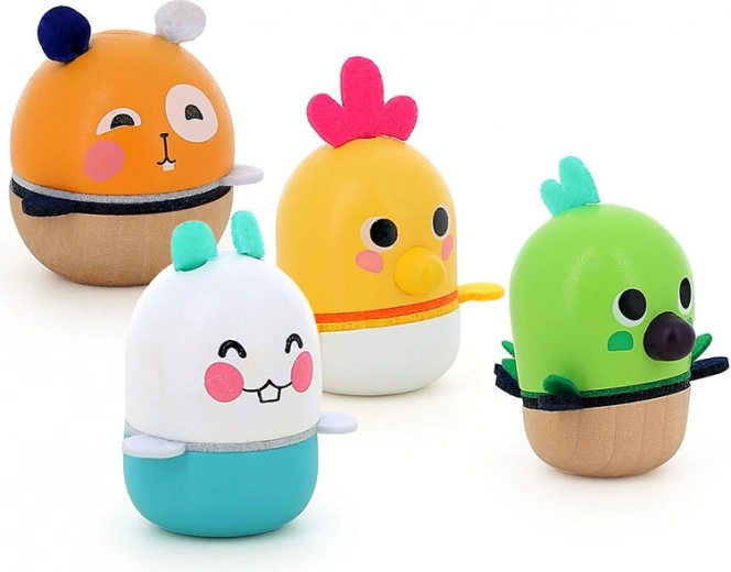 Vilac Wooden Rattle Animals