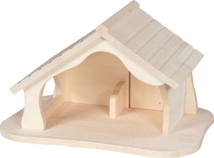 Natural wood and sturdy construction