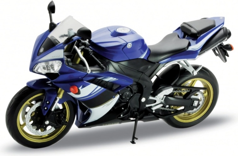 Welly motorcycle Yamaha YZF‑R1 1:10 blue