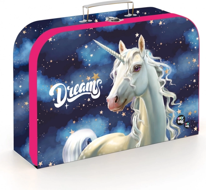 Laminaadist kohver 34 cm Unicorn