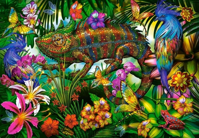 Puzzle 1500 pieces Color Competition chameleon