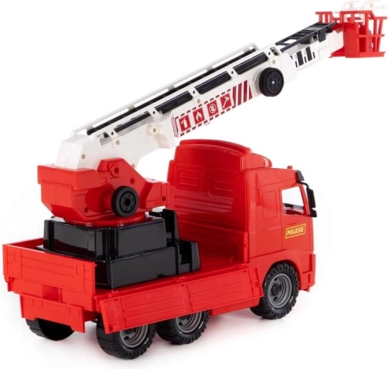 Long extendable ladder for rescue operations