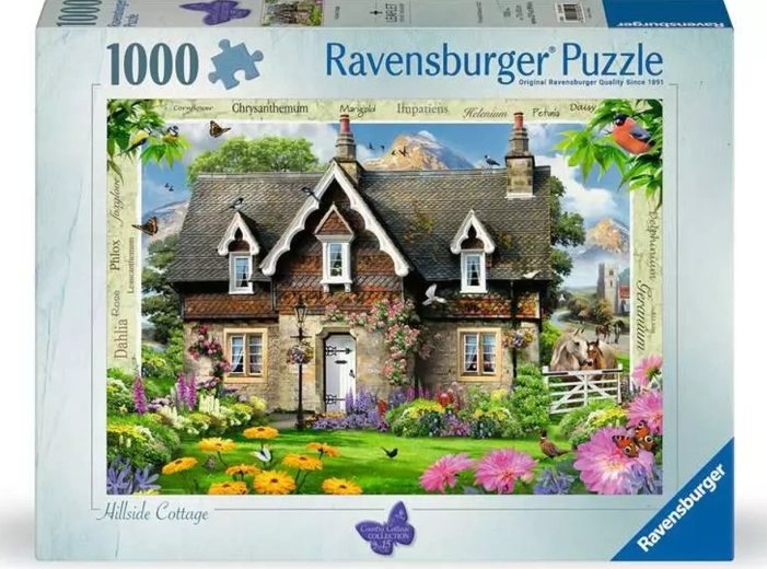 Ravensburger Puzzle Country Cottage: mäenõlva suvila 1000 tükki