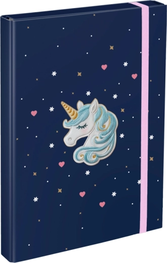 A4 koolivihikute kaaned Unicorn Gold BAAGL