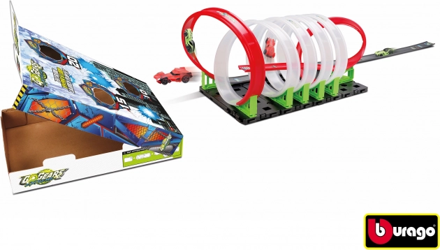 Autorada Bburago GoGears Extreme 6 loopi ja hüpperambiga