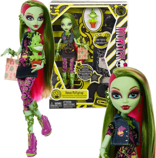 Monster High Venus McFlytrap nukk 26 cm Creeproduction koos tarvikute ja lemmikloomaga