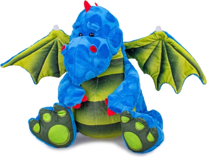 Pehme sinine draakon 23 cm