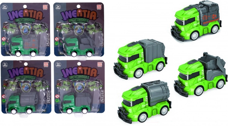 Friction-powered cleaning truck 8.5 cm