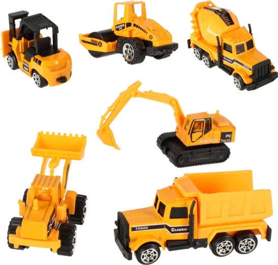 Ehitusautode komplekt 6 tk