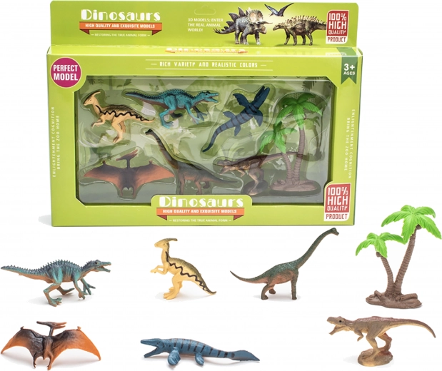 Set of Dinosaur Figures 7 pcs 5 cm