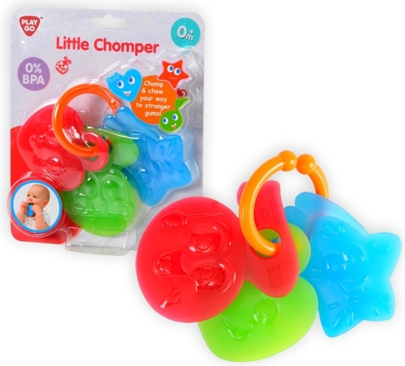 PlayGo colorful teether with rattle