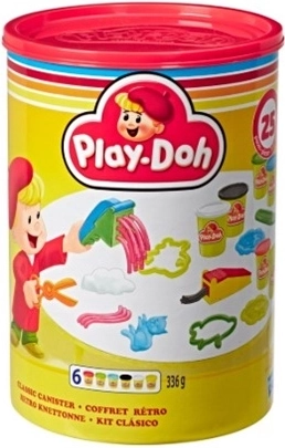 Play-Doh klassikaline retrokarp 25-osalise komplektiga