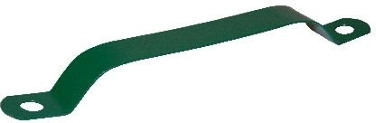 PVC-coated clamp for 38 mm post, green