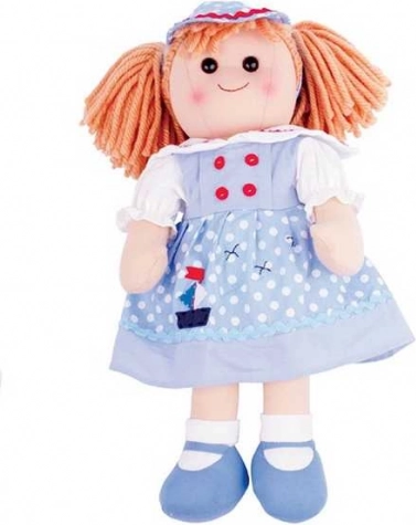 Cloth Doll Louise 38 cm by Bigjigs Toys