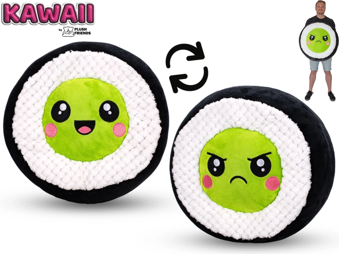 Plüüsist sushi avokaado 60 cm Plush Friends Kawaii – 1 tk