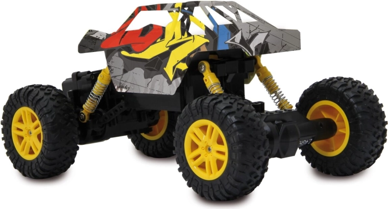 High ground clearance and suspended chassis