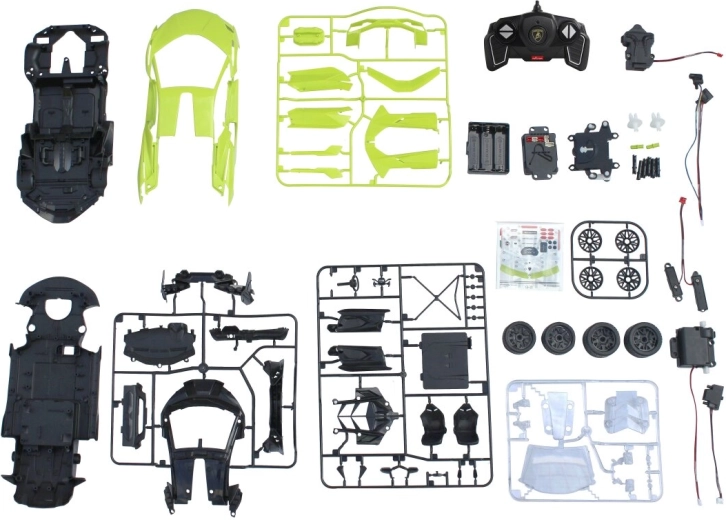 Building kit without glue or tools (72 parts)