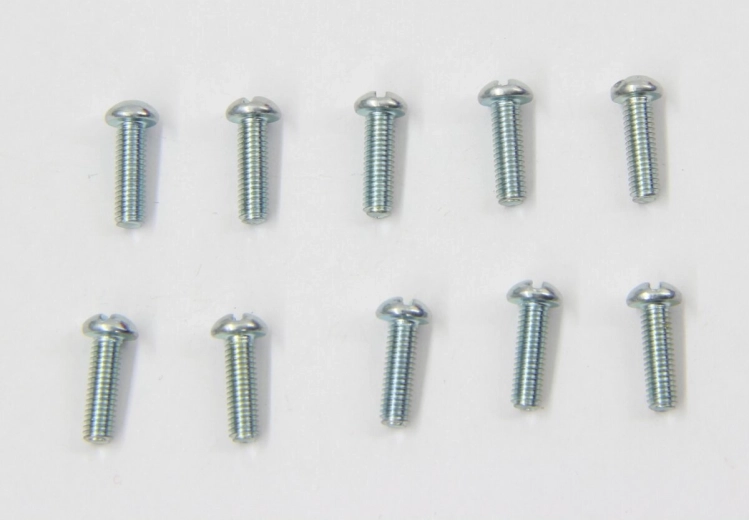 Silindrilise peaga kruvid M3 × 10 mm, 10 tk