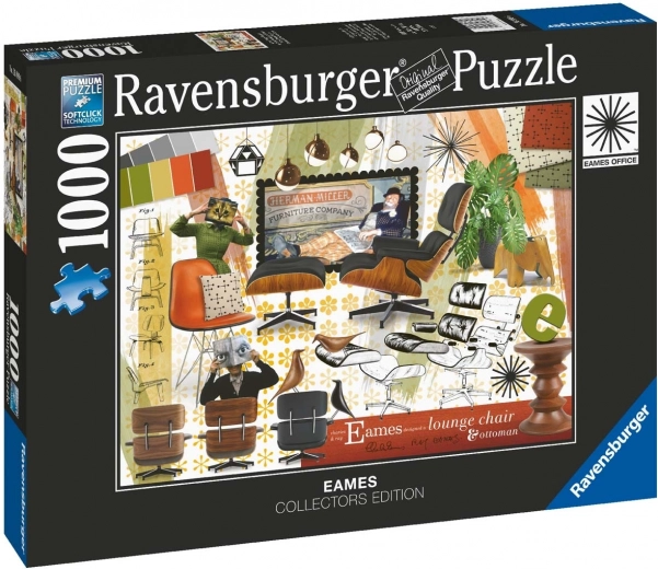 Ravensburger pusle Eames Design Classics 1000 tükki