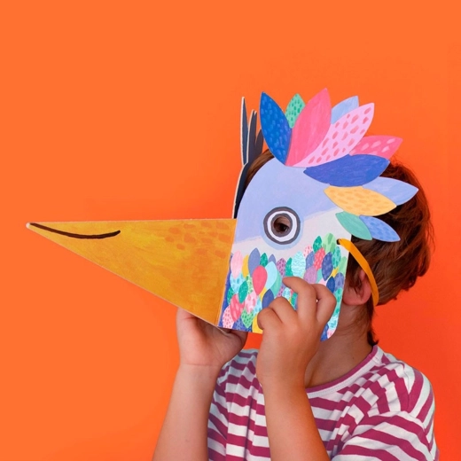 LONDJI maska kleebitavate lisadega Be Wild! Bird