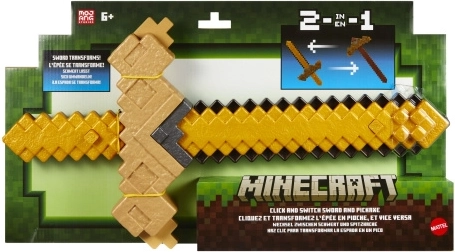 Minecrafti transformeeruv mõõk ja kirka 2in1
