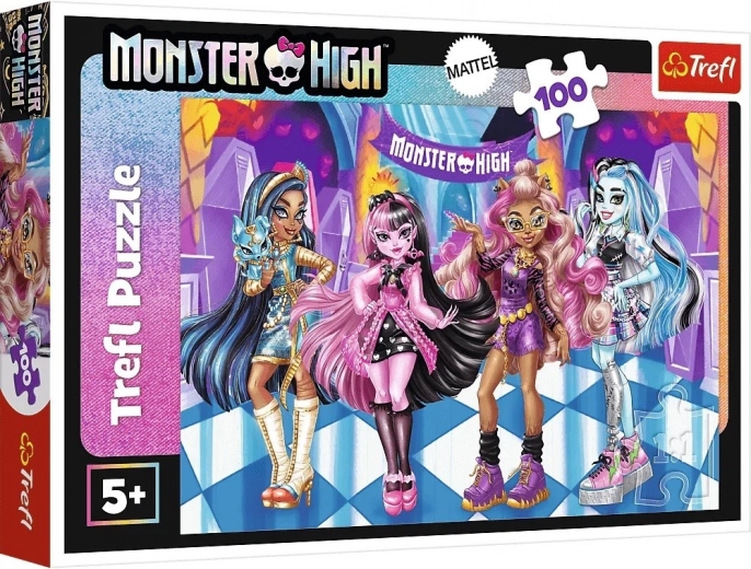 Monster High Spooky Friends 100-Piece Puzzle