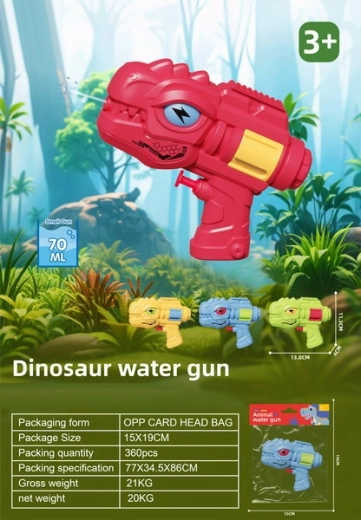 Dinosaurusekujuline veepüstol 14 cm