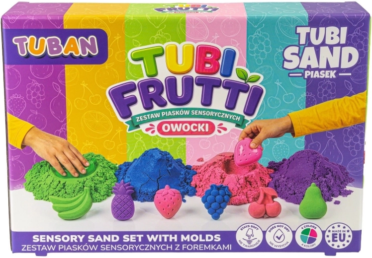 Tubi Frutti Sensory Sand Fruit Set