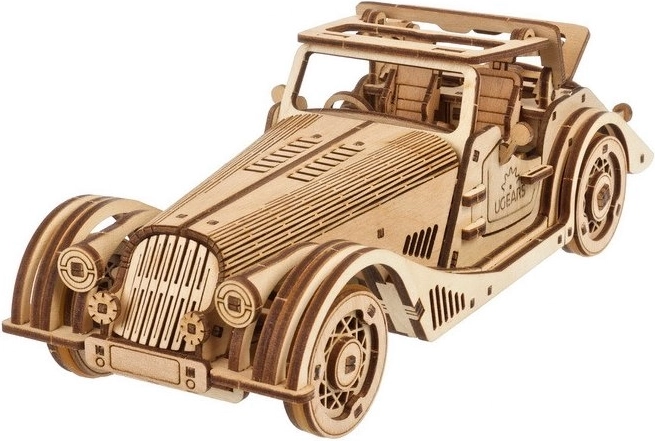 Ugears 3D puidust mehaaniline puzzle sportauto Rapid Mouse