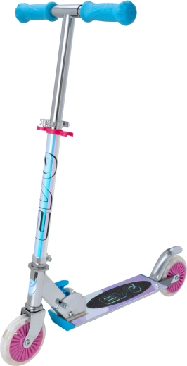 Adjustable handlebars and folding frame