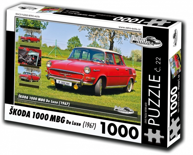 Retroautode pusle Škoda 1000 MBG De Luxe 1000 tükki