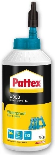 Veekindel puiduliim D3 750 g PATTEX Super 3
