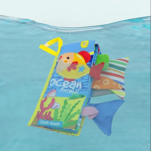 Crinkly pages for sensory play