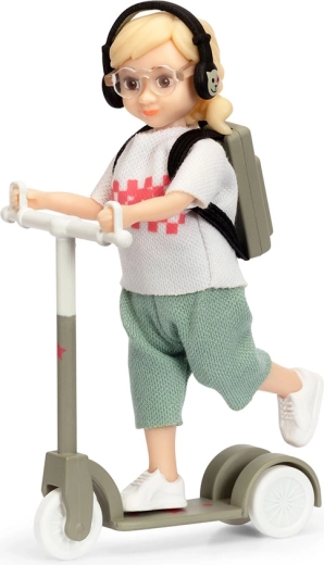 Poseable doll and removable clothing