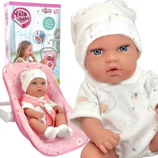 WOOPIE Royal laste nukk 30,5 cm roosa kandekotiga