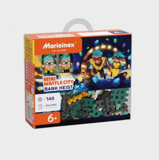 Mini Waffle City – Bank Heist, 148 pieces