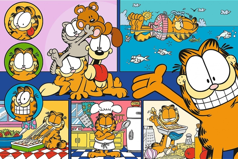 Pusle 100 tükki – laisk GARFIELD (Trefl)