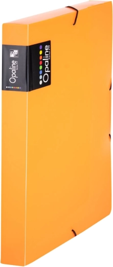 Box with Elastic A4 Orange
