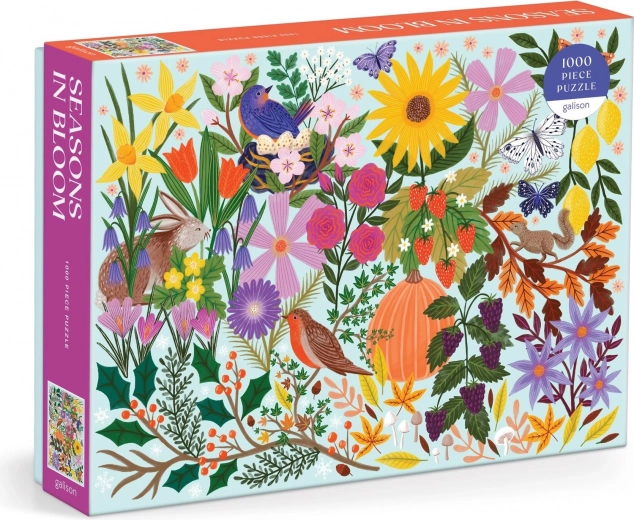 Galison Puzzle Seasons in Bloom 1000 Pieces