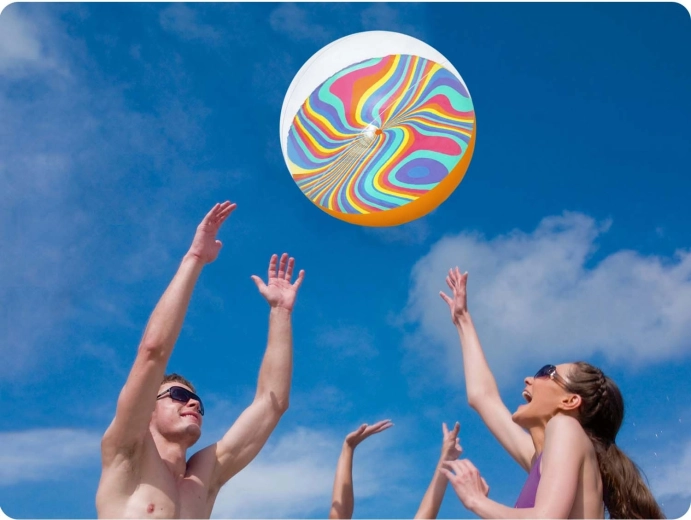 Great for games in the water and on the beach