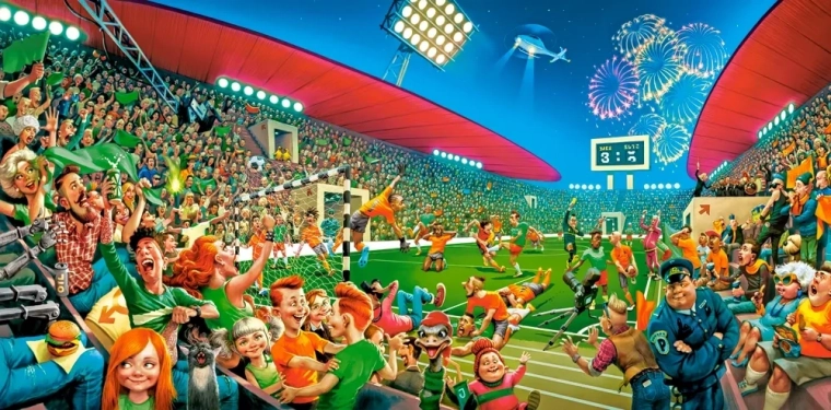 Puzzle Castorland Art Collection: Jalgpallimeistrivõistlused 4000 tükki