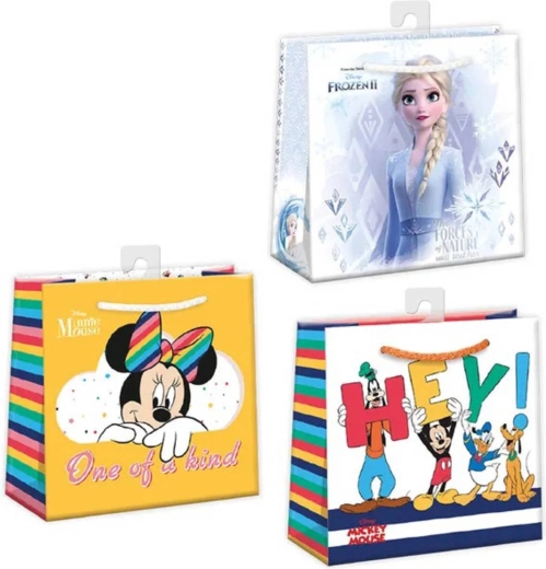 Kingituseks mõeldud paberkott Argus Frozen 2 / Minnie Mouse / Mickey Mouse 16 × 16 cm – 1 tk