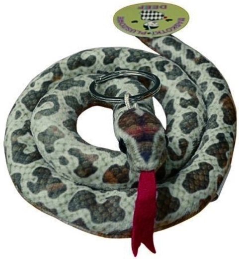 Plush Desert Snake with Ring – Keychain