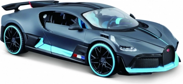 Metal model BUGATTI Divo 1:24 gray‑blue