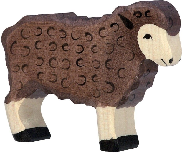 Holztiger seisev must lammas – 1 tk