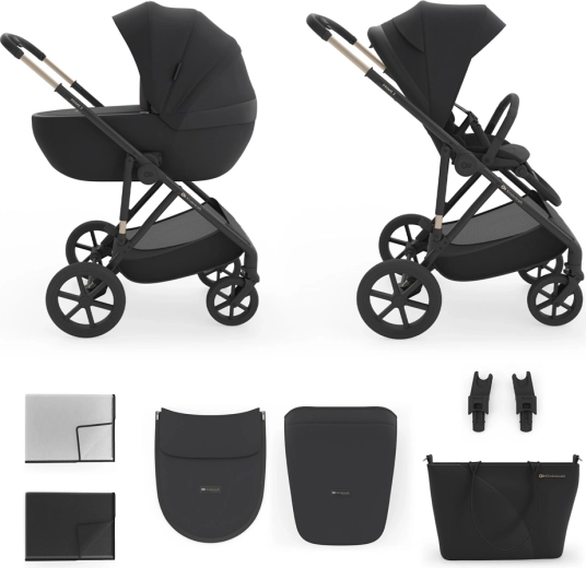 Kinderkraft kombineeritud lapsevanker 2in1 prime 3 venezian black