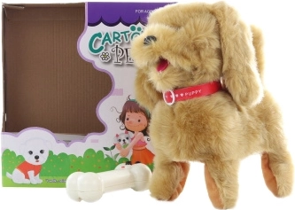 Brown Puppy on a Cord with Controller