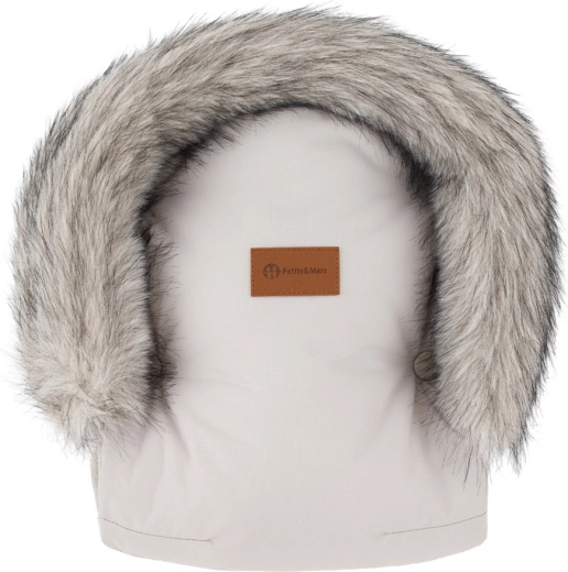 Petite&Mars stroller hand muffs Furry champagne shower