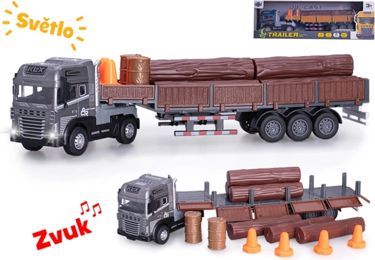 Puidutransport 1:24 tulede ja helidega