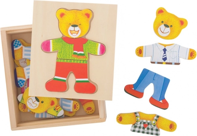 Riietamispusle Härra Karu firmalt Bigjigs Toys